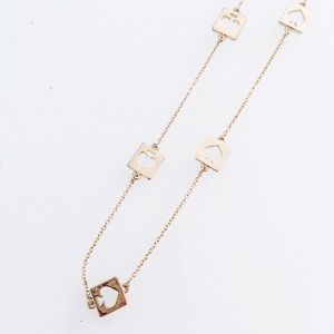 ♠️ Kate Spade Long Gold Spade Necklace